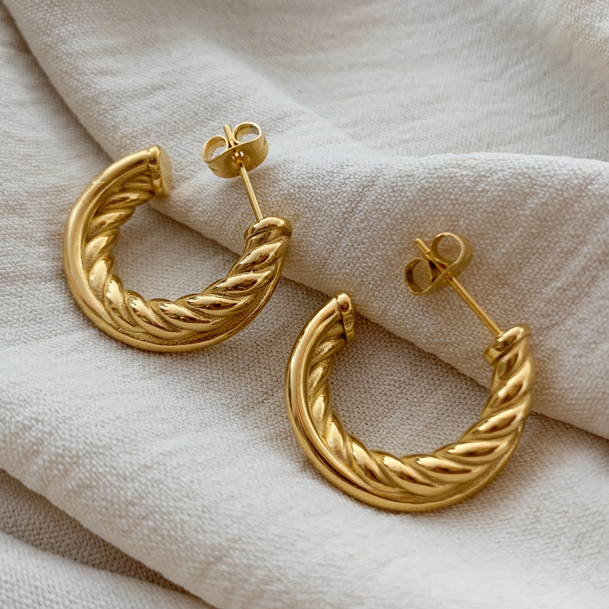 Twist Line ピアス - 18k Gold Filled #Ef031 – THE LOBBY